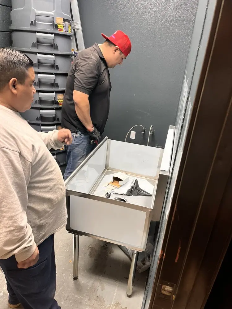 Commercial plumbing and sink installation in Allenwood